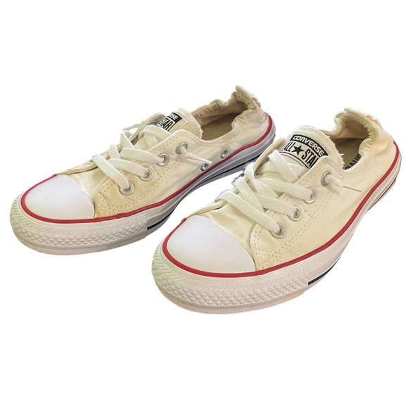 Converse Shoes - Off White Converse Shoreline Slip On Sneaker Size 8